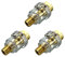 Kaimeilai 3 Piezas Mini Lubricador De Línea, Mini Lubricadores de Aceite, Lubricador para Engrasar Herramientas, para Tubos de Herramientas neumáticas y de compresor de Aire