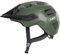 ABUS MTB-Helm MoTrip - robuster Fahrradhelm mit höhenverstellbarem Schirm für Mountainbiker - individuelle Passform - Unisex - Grün Glänzend, S