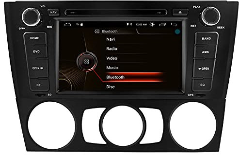 RoverOne Auto Radio Stereo per BMW 1 Series E81 E82 E87 E88 2006-2012 con Android Unità Principale Autoradio Bluetooth Navigazione GPS DSP Mirror Link