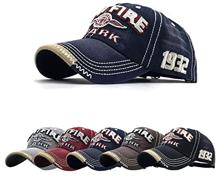 TRABIG Cap Herren Damen atmungsaktiver Retro-Stil, Baseball Cap Unisex Baumwolle, Verstellbare Outdoor Running Baseballkappe, Hut Sommer Kopfumfang 54-60cm