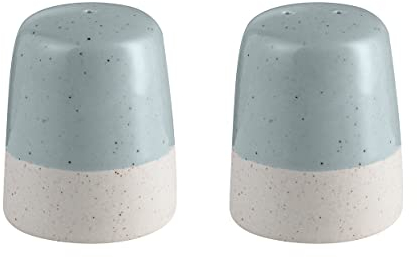 Blomus Salz- und Pfefferstreuer Sablo, Gewürzstreuer, Steingut, Stone, 64388