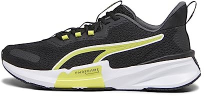 PUMA Herren Sneaker Fitnessschuhe Turnschuhe Halbschuhe Laufschuh Pwrframe TR 2, Farbe:Schwarz, Schuhgröße:EUR 47, Artikel:-11 puma Black/Yellow Burst/White