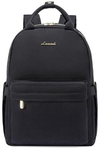 LOVEVOOK Laptop Backpack Womens 13.3 inch Small Fashion Backpacks for Ladies School Bags for Girls Waterproof Rucksack Travel Bag Mini Cute City Casual Daypacks