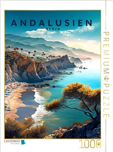 CALVENDO Puzzle Nerja | 1000 Teile Lege-Größe 64 x 48 cm Foto-Puzzle für glückliche Stunden
