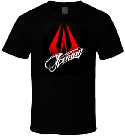 Kimi Raikkonen Ice Man Logo Tee Shirt Tshirt Men's BlackMedium