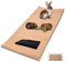 NEO SOLVO Käfigeinlage für Kaninchen und Meerschweinchen mit Abnehmbarer Fleece-Tunneldecke - perfekte Einstreu für Innenkäfige und C&C - saugfähig, wasserdicht - 140 x 70 cm - Pfirsich