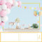 Putros Over The Table Rod Stand with Clamps Gold 13-42'' Tall 29-98 Length Set of 2 Adjustable Metal Table Hanging Rod Stand for Party Wedding Anniversary Christmas Decoration