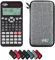 Rebell SC2060S inkl. WYNGS Schutztasche Hellgrau - Wissenschaftlicher Taschenrechner - Basic Paket