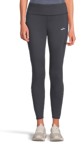 Brooks Momentum Thermo-Tight 2.0 für Damen, Dark Nightshadow/Speed Logo, X-Klein