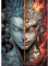 QENSPE Diamond Painting Menschliche, Dämon Diamonds Art Set Erwachsene, 5D Diamant Malerei DIY Diamants Kunst Handwerk für Haus Zimmer Wand Dekor 30x40cm
