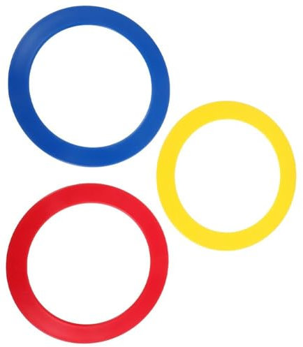 Abbdbd 3 Teile/Satz Akrobatische Show Ringe Zirkus Jonglierausrüstung Hand Jonglierringe Geschwindigkeit Und Trainingsringe Ausrüstung