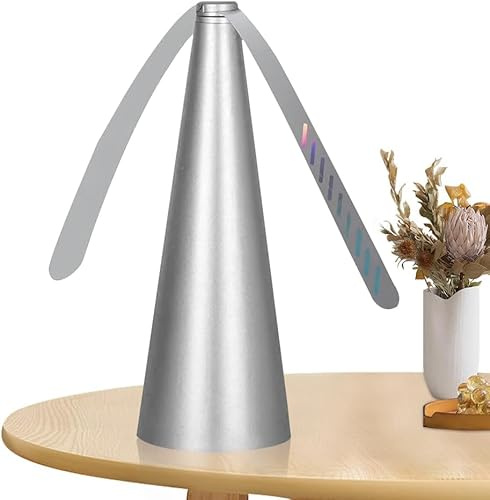 Fliegenwedler, Fliegenabwehr für Den Tisch Reflektierende Weiche Flügel Insekten Vertreiber Fliegenventilator zum Fliegen verscheuchen für Outdoor Indoor, Restaurants