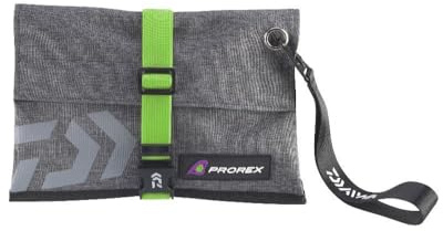 Daiwa Prorex Softbait Binder, Organizer für Gummiköder in Zip-Bags, 100% Polyester, Wasserabweisend, 25x17 cm, bis zu 12 Ködertüten