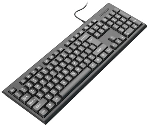 ZBIianxer Clavier de Jeu mécanique, 104 Touches en Chocolat, Clavier d ' Ordinateur Filaire, pour Ordinateur Portable, Travail de Bureau, Frappe silencieuse