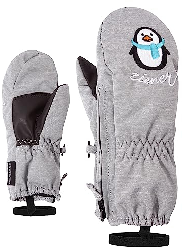 Ziener Baby LE ZOO MINIS glove Ski-handschuhe / Wintersport |warm, atmungsaktiv, grau (light melange), 104