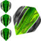 Pentathlon Silver Edge Dart-Flights, extra stark, 100 Mikrometer, Standard, 10 Sets (30) (grün)