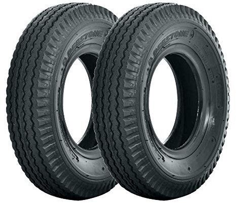 Deestone EGC08RYD 2 Pneumatici COPERTONI 4.80-8 RINFORZATI 6PR GOMME 71J Ruota Carrello RIMORCHIO RIMORCHIETTO da Barca