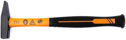 TrendLine Schlosserhammer 100g Hammer Griff Glasfaserkunstoff 8 x 1,5 cm