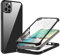 XCYYOO Funda para iPhone 11 Pro MAX, 360 Grados Protección Carcasa Protector de Pantalla de Cristal Templado Integrado Fundas, 360 Grados Protección Bumper Transparente Capa iPhone 11 Pro MAX Case