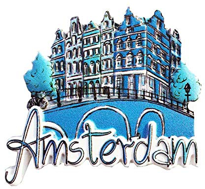 Holland 3D Amsterdam Souvenir Kühlschrankmagnet Geschenk, handgefertigt, Heim- und Küchendekoration, Amsterdam-Kühlschrank-Magnet-Kollektion