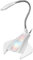 Mars Gaming MMICW, Microphone USB Gaming RGB, Mute, Flexible, Plug & Play, Blanc