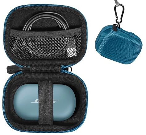 CaseSack Case for Bose QuietComfort Noise Cancelling Earbuds - True Wireless Earphones (Blue)