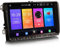 Erisin 8-Kern 4GB+64GB 9 Zoll Android 13 Autoradio mit GPS Navi Für VW Golf 5/6 T5 Touran Passat Polo Jetta Caddy Seat Skoda Autoradio Bluetooth CarPlay Android Auto DAB+ WiFi 4G RDS OBD2 Canbus SWC