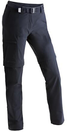 Maier Sports Inara Slim Zip, Damen Wanderhose, Wasserabweisende Hose | Für Trekking und Hiking, Dryprotec für schnelles Trocknen, Zipp-off-Funktion , Perfekt für das ganze Jahr