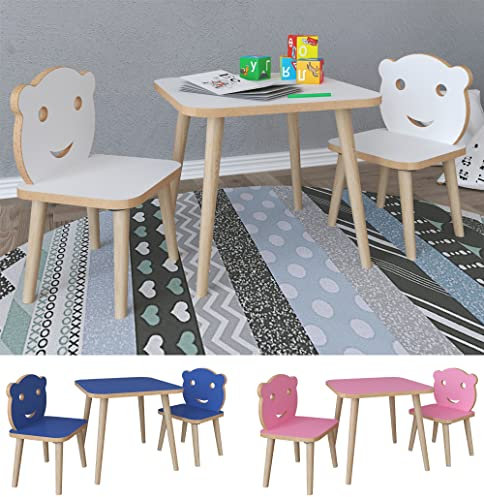 VCM 3-piece seating group children's room furniture table chair children LiLuLa 3-piece seating group children's room furniture table chair children LiLuLa blue