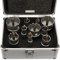 XRMXF 10tlg Lochsäge Hartmetall-Bohrer, 16–53 mm Metall Lochsäge Bohrer Set, TCT titanbeschichteter Zentrierbohrer aus Hartmetall, hartmetallbohrer zum Metall, Edelstahl, Kunststoff und Holz