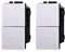 2 Pezzi Commutatore 2P 10A, Pulsante Tapparelle, Compatibile Con Bticino Living Light (Bianco)
