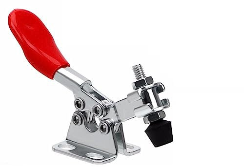 Serraggio 1/4pcs Morsetti a levetta Strumenti Clip Saldatura Attrezzature Lavorazione del legno GH-201 Zincato Holding Ferro orizzontale Strumento elettrico