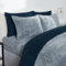 OHS Bettwäsche-Set für Einzelbett, Blaue Bettwäsche, Teddy-Marl, Bettbezug, Einzelbett, luxuriös, superweich, bequem, Bettbezüge mit Kissenbezug, Marineblau