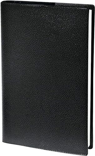 Quo Vadis - 1 Monatsplaner Plain + Verzeichnis – Januar 2024 bis Dezember 2024 – Format 10 x 15 cm – schwarzer Einband