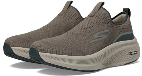 Skechers Go Run Elevate Upraise 2.0, Scarpe da Ginnastica Uomo, Brown Textile/Synthetic, 44.5 EU