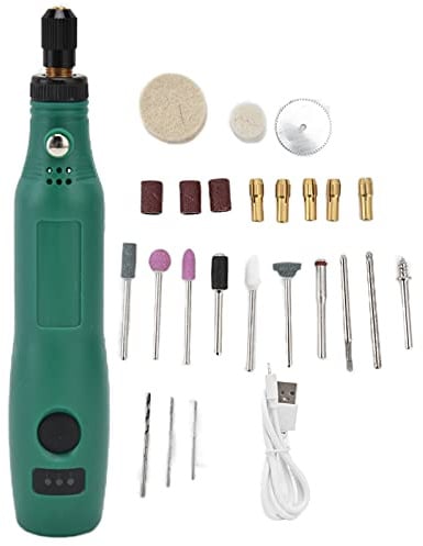 Mini-Bohrmaschine, Mini-Bohrmaschine DC5V, 3-Gang-verstellbar, Mini-Elektro-Schleifwerkzeug-Set, Mini-Bohrer-Set, Stanzen, Gravieren, Bohrschrauber