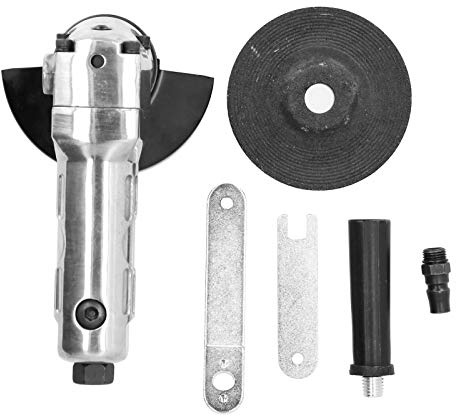 Pneumatischer Winkelschleifer, 4-Zoll-Luft-Winkelschleifer mit Griff, 11000 U/min, 100 Mm Pad-Größe, Schneiden, Schleifen und Polieren für Heimwerker