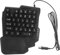 SEWACC Clavier de Jeu Clavier Gamer Clavier Gaming claviers Gamer Gaming Keyboard Clavier pc Clavier mécanique pour Ordinateur lumière Clavier mécanique rétroéclairé Petit Clavier Black