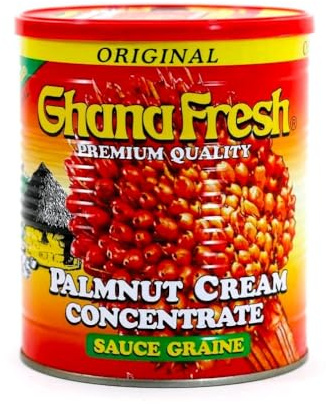 Ghana Fresh Premium Quality Palmnut Cream Concentrate, Original Sauce Graine, Traditional African Cooking Sauce