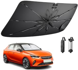 BIBIBO Compatible con Opel Corsa E/F 2020-2024 2025 Parasol Parabrisas Delantero Parabrisas Parasol Delantero Parabrisas Auto Parasol Corsa F Accesorios