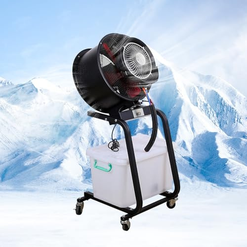 Ventilatore Nebulizzatore Raffreddante Industriale con Serbatoio 50L