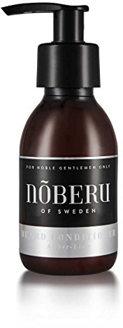 Nõberu Bart Conditioner – Amber-Lime – 125 ml (Premium Bartspülung | Beard Conditioner für die tägliche Bartpflege | für 3-Tage Bärte, mittellange Bärte und Vollbärte geeignet |Amber-Limette)