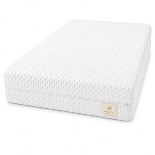 Best For You Matratzenbezug 10 cm Easy Active Cool für Allergiker geeignet 3-seitiger Reißverschluss Bezug für Matratzen von 60x120x10 bis 200x200x10 cm (90x200) Weiß