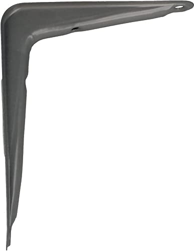 Amig - Équerre d'étagère murale | Console pour étagère | Support étagère en Acier | Coleur: Gris Métallisé | Dimensions: 150 x 125 | Poids max.: 35 kg
