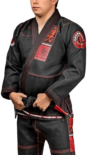 Hayabusa Goorudo 3 Gold Weave Jiu Jitsu Gi - Nero, A4