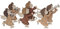 Kuhnert - Schmuckanhänger / Baumschmuck - Motiv: Engelchen im 6er Set - Made in Germany