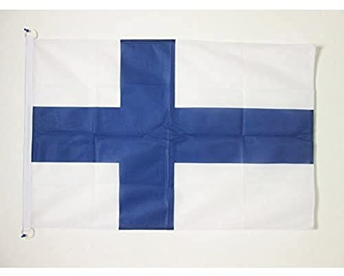 AZ FLAG Bandiera Finlandia 150x90cm - Bandiera Finlandese 90 x 150 cm Speciale Esterno