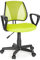 hjh OFFICE 725108 Kinder- und Jugenddrehstuhl KIDDY CD Netzstoff Grün höhenverstellbare Rückenlehne, Stuhl mit Armlehnen
