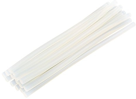 Sourcingmap 15 Pcs 11mm x 300mm Hot Melt Glue Adhesive Stick Clear for Electric Tool Heating Gun
