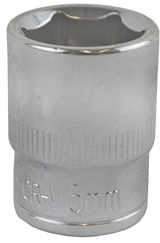 15mm 3/8 Drive Shallow Metric Socket Single Hex / 6 Sided Bergen